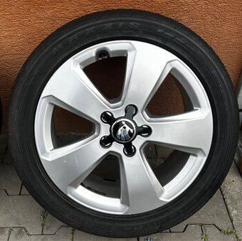 5x112 R17 6J ET48 originál + 205/50 R17 93W letné