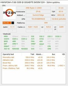 Predám AMD Ryzen 1300X