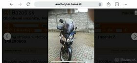 Suzuki Vstrom 650 2009 len 26 000km