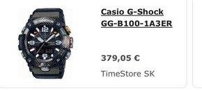 Z380€ na 250€ G shock Mud resistance