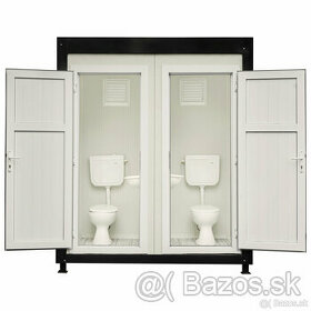 Sanitárny kontajner WC+WC 130x220x255 cm - Bunka