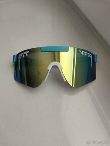 Športové slnečné okuliare Pit Viper - modro biele - 1