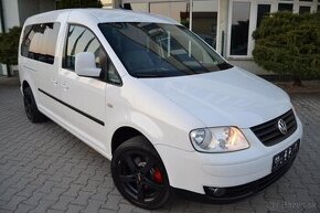 VW CADDY 1.9 TDI, NAVI, ELEKTRÓNY R16, ŤAŽNÉ, 7 SEDADIEL