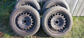 Predám plechové disky 5x112  205/55 r16