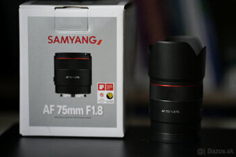 Samyang 75mm f1.8 pre Sony (v zaruke)