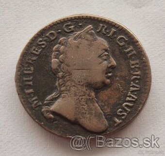 1 Grajciar 1763 G Mária Terézia, 1762 G František Lotrinský