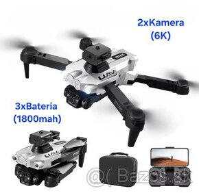 Dron..3xBateria(1800mah):2×Kamera(6k)