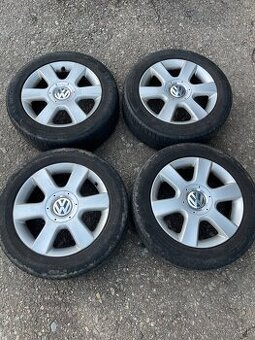 5x112 r16 elektróny Volkswagen + letné 205/55 r16 Michelin - 1