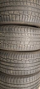 Predám 4ks jazdené zimné 225/45r17-94H Nokian