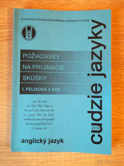 Požiadavky na prijímacie skúšky - SPU, Anglický jazyk