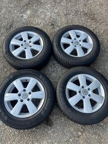 5x112 r15 elektróny Volkswagen + zimné 195/65 r15 Vredestein