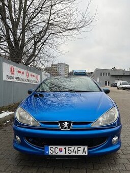 Peugeot 206cc kabriolet, STK 2027, km 155 000