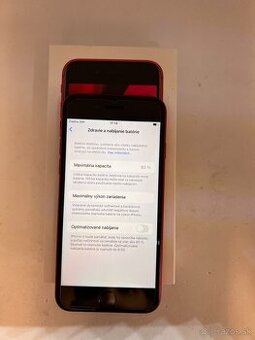 IPHONE SE2020 RED 64GB ZÁRUKA - VEĽMI DOBRÝ STAV