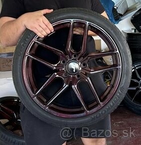 Japan racing jr25 ruby red 5x120 r19 bmw 8.5j 9.5j