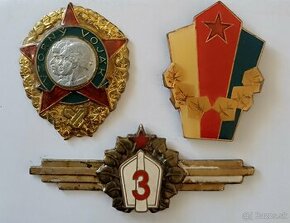 Odznaky vojakov základnej služby ČSĽA