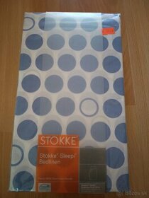 Stokke navliecky dots blue 100x135cm/40x60cm