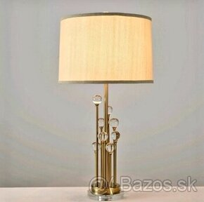 Stolná lampa Gold Mountain Diamonds Glamour Premium 72 cm XL