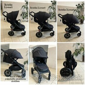 VALCO BABY Kočík športový Sport Trend 4 Ash Black, čierny