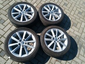 Škoda alu disky  originál 5x112 R17 - 1