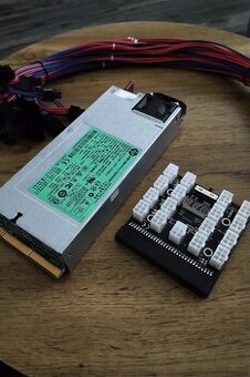 zdroj HP 1200W + board + PCIe kable