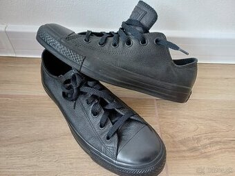 Čierne kozene Converse velk. 40 - 1