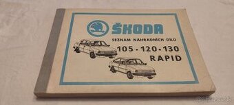 Škoda 105  120  130  Rapid  seznam náhradních dílů