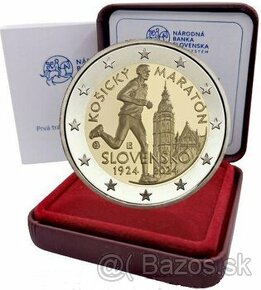 2 euro Slovensko 2024 - proof.Medzinárodný maratón mieru.