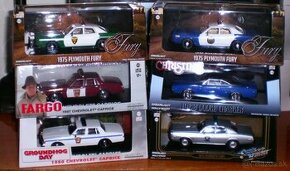 DODGE CHARGER , CHEVROLET CAPRICE , PLYMOUTH FURY , 1:43 , - 1