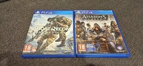 Ghost recon breakpoint, Assassins creed syndicate Ps4