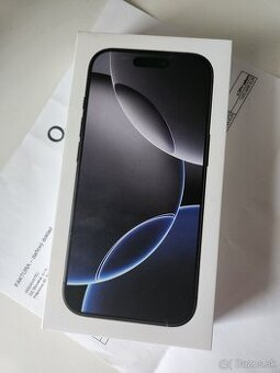 Iphone 16 pro 256GB Nerozbaleny