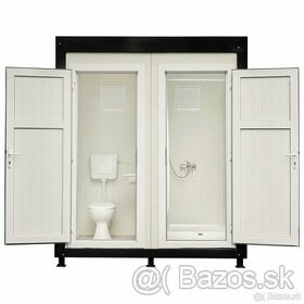 Sanitárny kontajner WC+SPRCHA 130x220x255 cm - Bunka