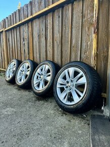 Zimné komplety originál Škoda Triton 17 + Goodyear 215/55R17 - 1