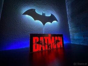 Batman LED zrkadlo dekoracia + Paladon obdĺžnikové svetloPre