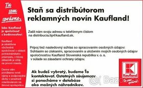 Distribútor reklamných novín Kaufland - NITRA a okolie