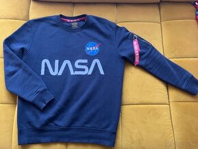 Pánska námornicka mikina Alpha Industries-Nasa