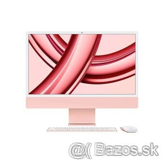 iMac 24" 4.5K Apple M3 8C CPU 10C GPU 8GB 256GB Ružový SK