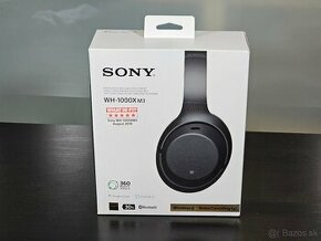 Bezdrôtové slúchadlá Sony Hi-Res WH-1000XM3, čierne