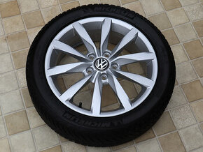 17" Alu kola = 5x112 = VW GOLF 5 6 7 – DIJON – ZIMNÍ MICHELI - 1