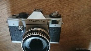 PRAKTICA LB fotoaparát + fotoobjektív Pentacon