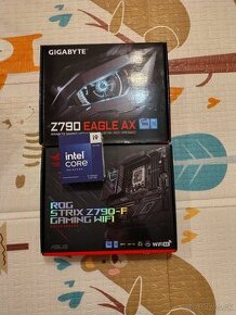 Intel Core i9-14900KF + ASUS STRIX Z790-F / GB Z790 EAGLE AX - 1