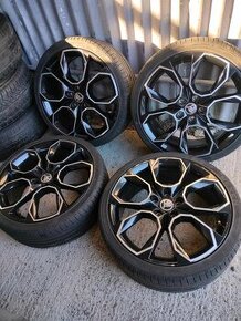 4ks alu disky orig. Škoda Extreme 5x112 R19 pneu 225/35 r19