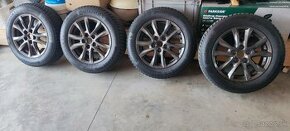 Hlinikove disky 5x114,3 R16 Mazda, zimne pneu - 1