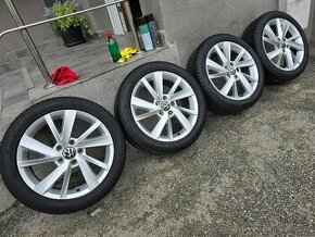 Zimne kolesa VW Golf 8 5x112 r17. 205/50 r17 dot2023 - 1