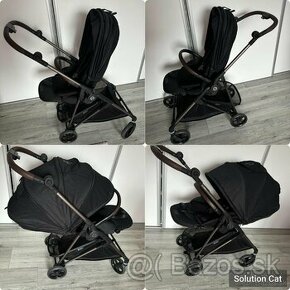 Športový kočík Cybex Melio Magic Black + podložka Bjällra