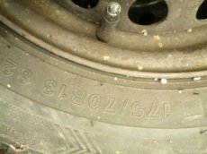 Zimné pneu 175/70 R13 na diskoch-Renault - 1