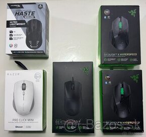 Nové herné myšky Razer a HP