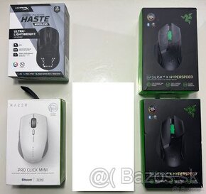 Nové herné myšky Razer, HP a Logitech