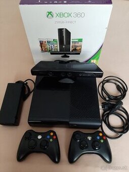 Xbox 360E konzola, prislusenstvo a vela hier