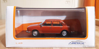 Abrex 1:43 ŠKODA 105L 1977 Červená Paprika