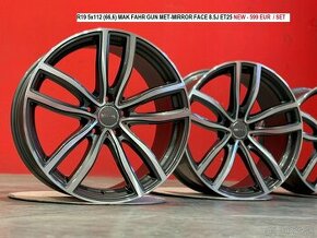 R20 R19 R18 R17 R16 5x120 / 5x112  MAK FAHR GUNMETAL MIRROR